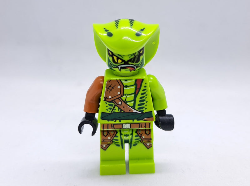 Lasha - Rebooted, Serpentine Snake Scout, Lime with Dark Orange Armor Coverings, njo206