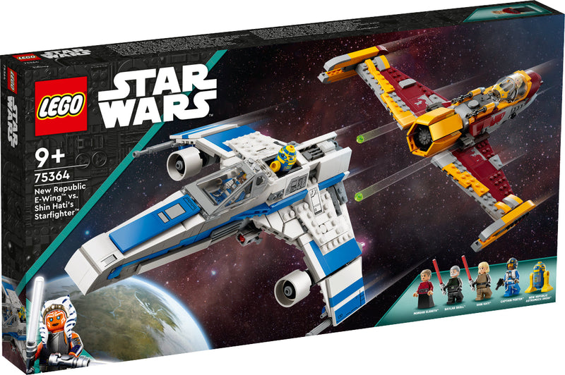 POISTO LEGO 75364 Star Wars - Uuden Tasavallan E-wing™ vs. Shin Hatin tähtihävittäjä