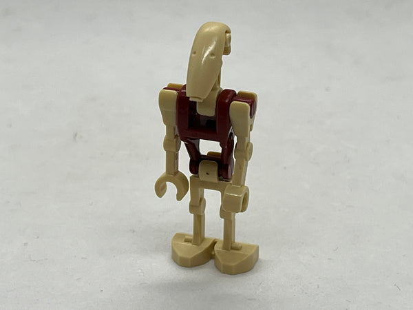 Security Battle Droid - Dark Red Torso, Angled Arm and Straight Arm, sw0096