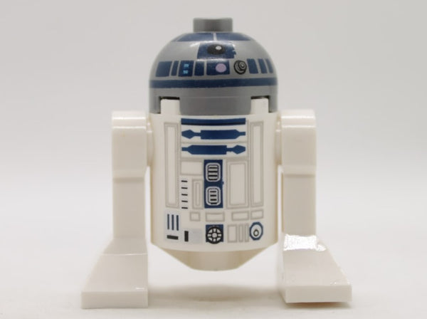 Astromech Droid, R2-D2, Flat Silver Head, Lavender Dots and Small Receptor, sw0527a